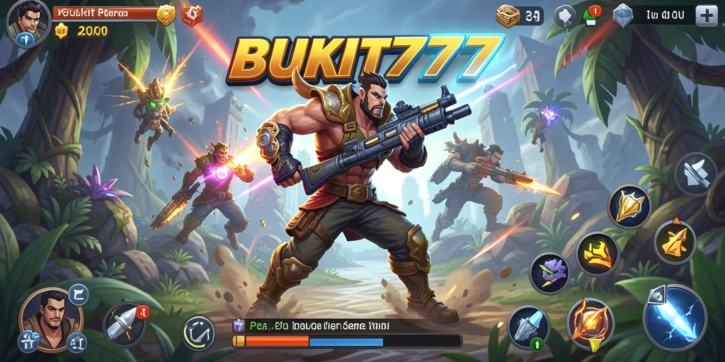 Tangkapan layar BUKIT777 menunjukkan aksi cepat dalam pertempuran.