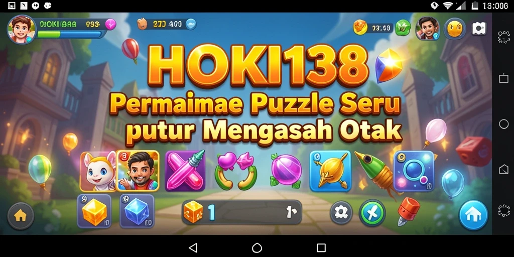 Tangkapan layar HOKI138 menampilkan gameplay Puzzle yang seru dan menantang.