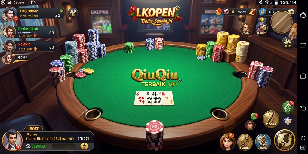 Gameplay QiuQiu yang seru dan menarik di LKOPEN.