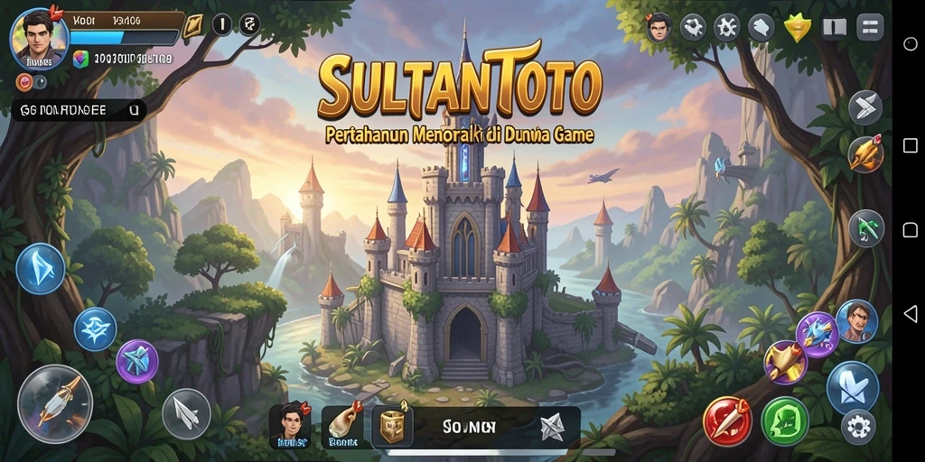 Gameplay SULTANTOTO menampilkan aksi seru dalam Tower Defense.